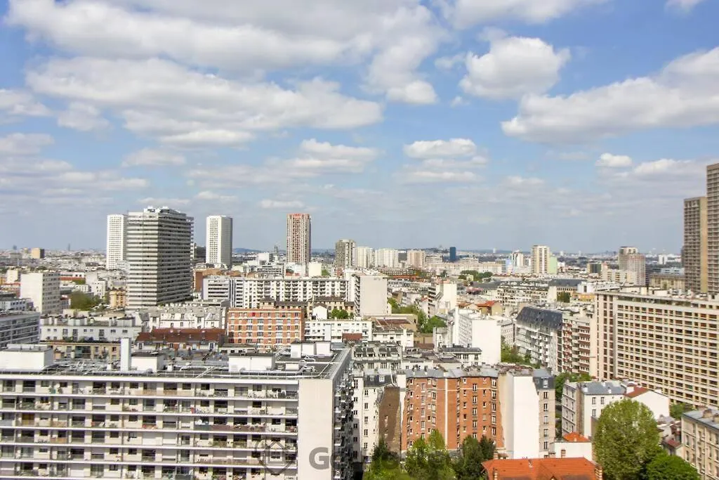 Panoramic View Of Paris - Charming Flat - Gethosted Apartment France